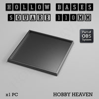 Hollow Bases Range  - Wargaming 3d Printed Bases (OBS System)
