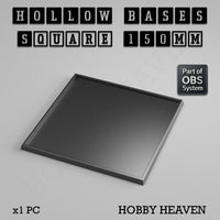 Hollow Bases Range  - Wargaming 3d Printed Bases (OBS System)
