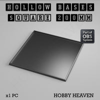 Hollow Bases Range  - Wargaming 3d Printed Bases (OBS System)
