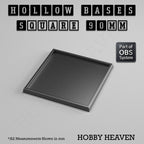 Hollow Bases Range  - Wargaming 3d Printed Bases (OBS System)