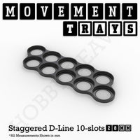 28mm Movement Trays for Tabletop Games | Warhammer Compatible | Full Range
