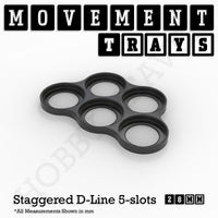 28mm Movement Trays for Tabletop Games | Warhammer Compatible | Full Range
