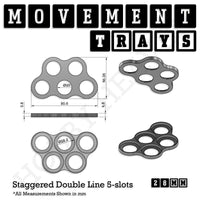 28mm Movement Trays for Tabletop Games | Warhammer Compatible | Full Range
