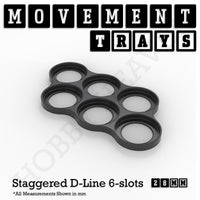 28mm Movement Trays for Tabletop Games | Warhammer Compatible | Full Range
