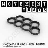 28mm Movement Trays for Tabletop Games | Warhammer Compatible | Full Range
