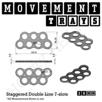28mm Movement Trays for Tabletop Games | Warhammer Compatible | Full Range
