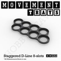 28mm Movement Trays for Tabletop Games | Warhammer Compatible | Full Range
