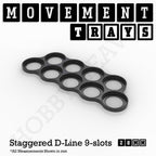 28mm Movement Trays for Tabletop Games | Wargaming | Full Range