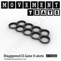 28mm Movement Trays for Tabletop Games | Warhammer Compatible | Full Range
