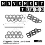 28mm Movement Trays for Tabletop Games | Wargaming | Full Range