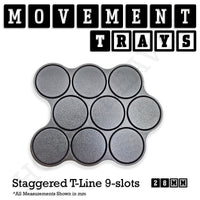 28mm Movement Trays for Tabletop Games | Warhammer Compatible | Full Range
