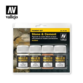 Vallejo Stone & Cement Pigment Set VAL73192