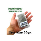 Super Sculpey Medium Blend 55g test size clay in hand