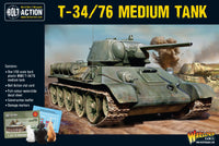 T-34/76 Soviet medium tank plastic box set for Bolt Action and Achtung Panzer!
