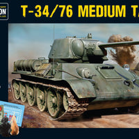 T-34/76 Soviet medium tank plastic box set for Bolt Action and Achtung Panzer!