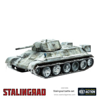  T34/76 tank model included in the Bolt Action Stalingrad battle set.
