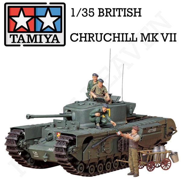 Tamiya 1/35 British Churchill VII Model Kit 35210 - Hobby Heaven