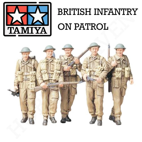 Tamiya 1/35 British Infantry On Patrol 35223 - Hobby Heaven