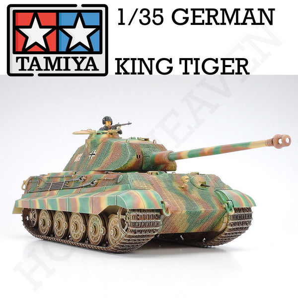 Tamiya 1/35 German King Tiger Porsche Turret Model Kit 35169 - Hobby Heaven