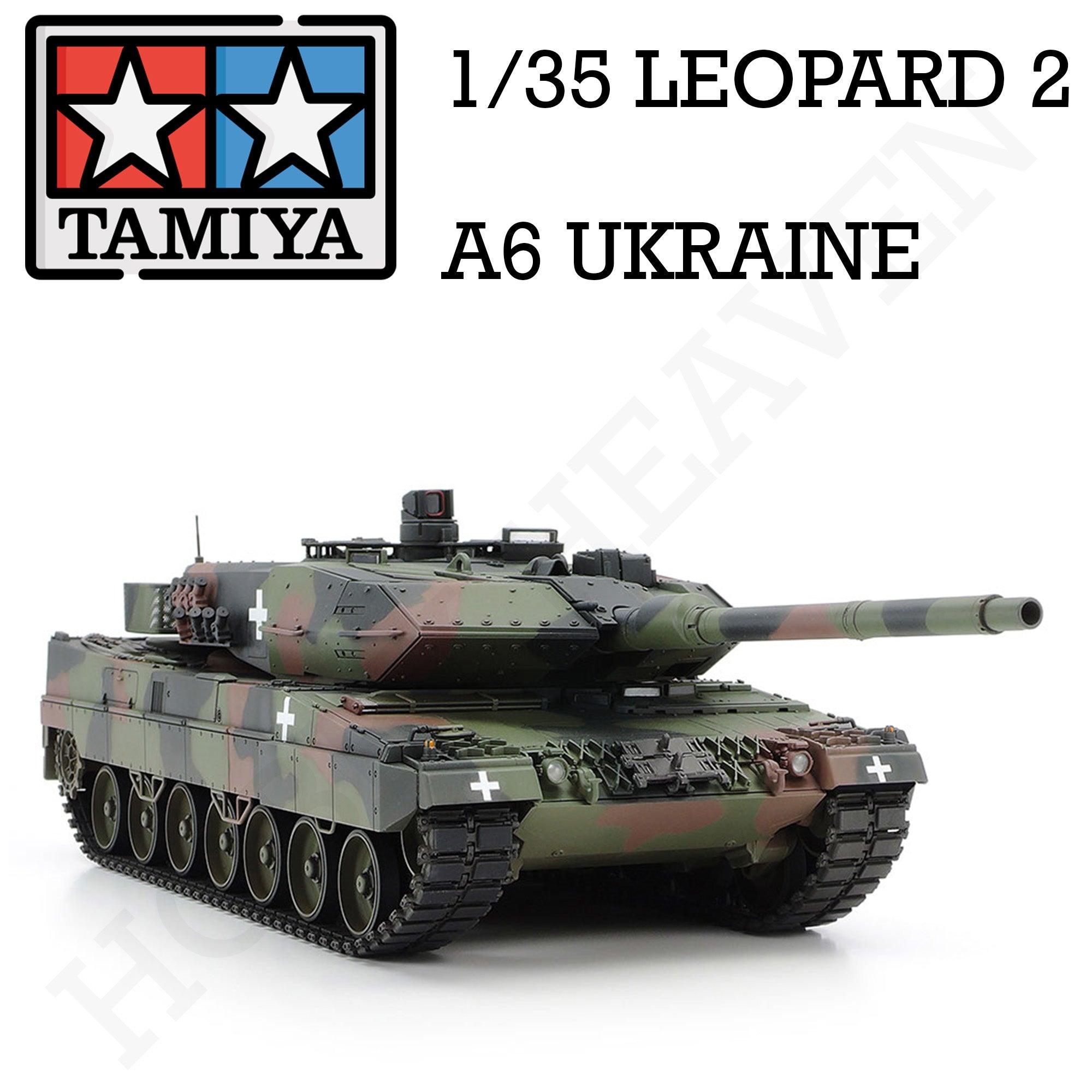 Tamiya 1/35 German Leopard 2 A6 Ukraine Model Kit 25207 - Hobby Heaven