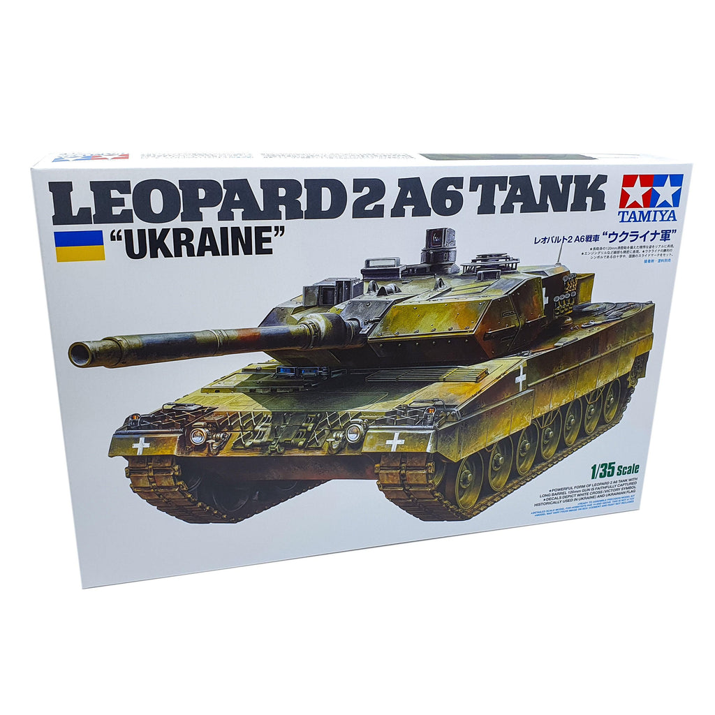 Tamiya 1/35 German Leopard 2 A6 Ukraine Model Kit 25207 - Hobby Heaven