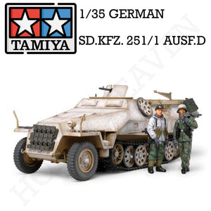 Tamiya 1/35 German Mtl Spw Sd.Kfz. 251/1 Ausf.D Model Kit 35195 - Hobby Heaven