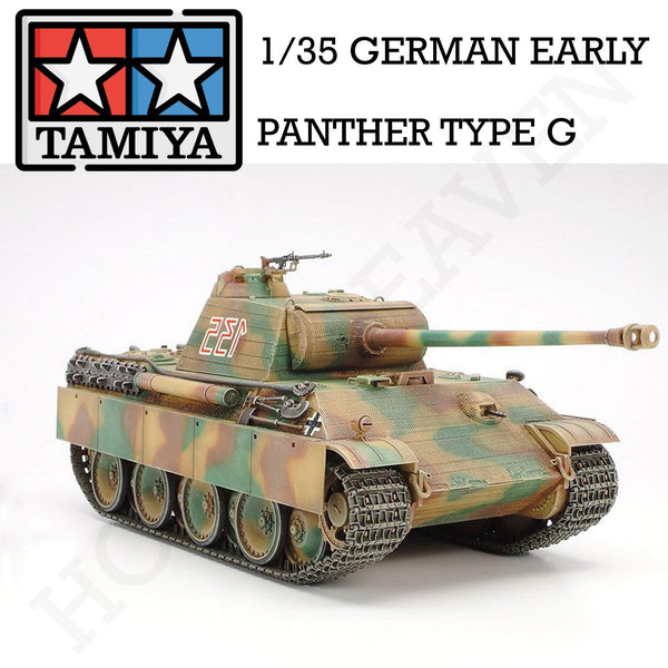 Tamiya 1/35 German Panther Type G Early Version Model Kit 35170 - Hobby Heaven