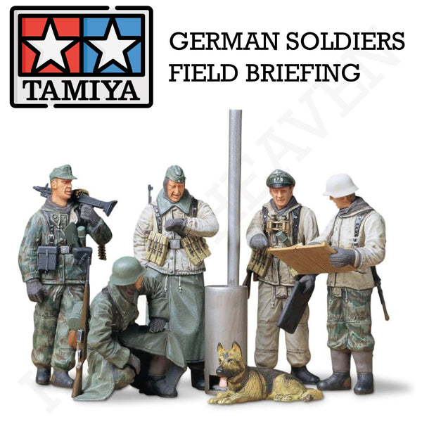 Tamiya 1/35 German Soldiers Field Briefing 35212 - Hobby Heaven