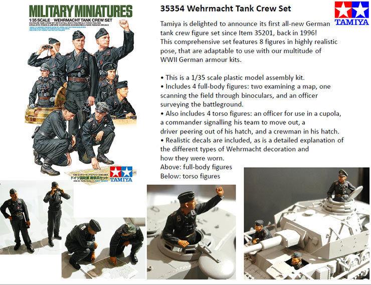 Tamiya 1/35 German Tank Crew Set 35354 | Hobby Heaven