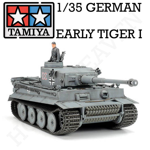 Tamiya 1/35 German Tiger I Early Production Model Kit 35216 - Hobby Heaven