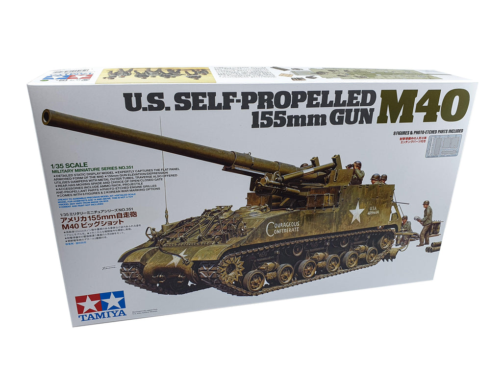 Tamiya 1/35 M40 155mm Self Propelled Gun 35351 - Hobby Heaven