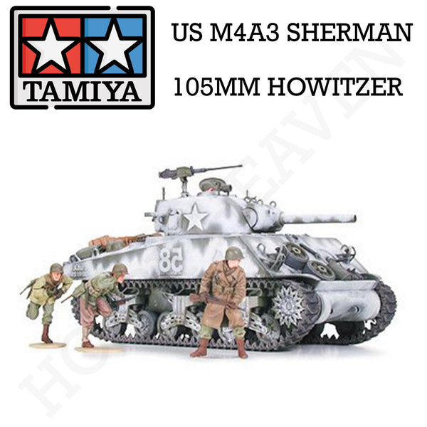 Tamiya 1/35 M4A3 Sherman 105mm Howitzer 35251 - Hobby Heaven