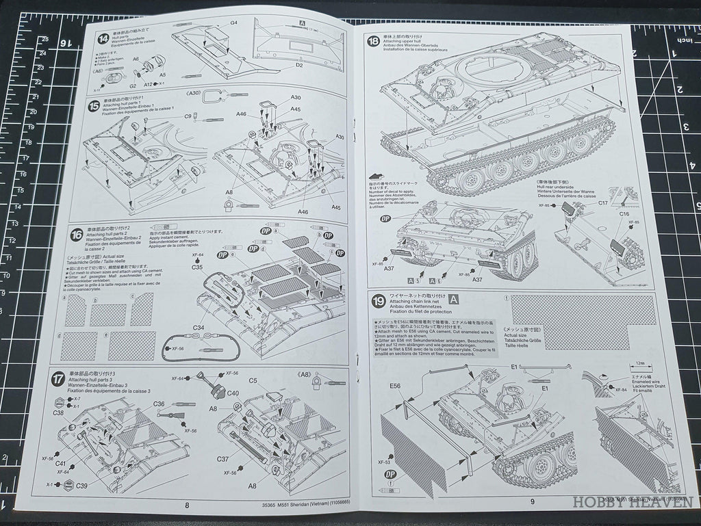 Tamiya 1/35 M551 Sheridan - Vietnam 35365 - Hobby Heaven