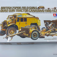 Tamiya 1/35 Scale British 25Pdr Gun & Ford FGT Model Kit 35044 - Hobby Heaven
