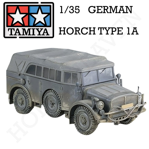 Tamiya 1/35 Scale German Horch Type 1A Model Kit 35052 - Hobby Heaven