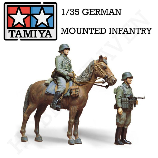 Tamiya 1/35 Scale German Mounted Infantry Model Kit 35053 - Hobby Heaven