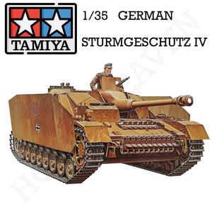 Tamiya 1/35 Scale German Sturmgeschutz IV Tank Model Kit 35087 - Hobby Heaven