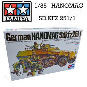 Tamiya 1/35 Scale Hanomag Sd.Kfz.251/1 Model Kit 35020 - Hobby Heaven