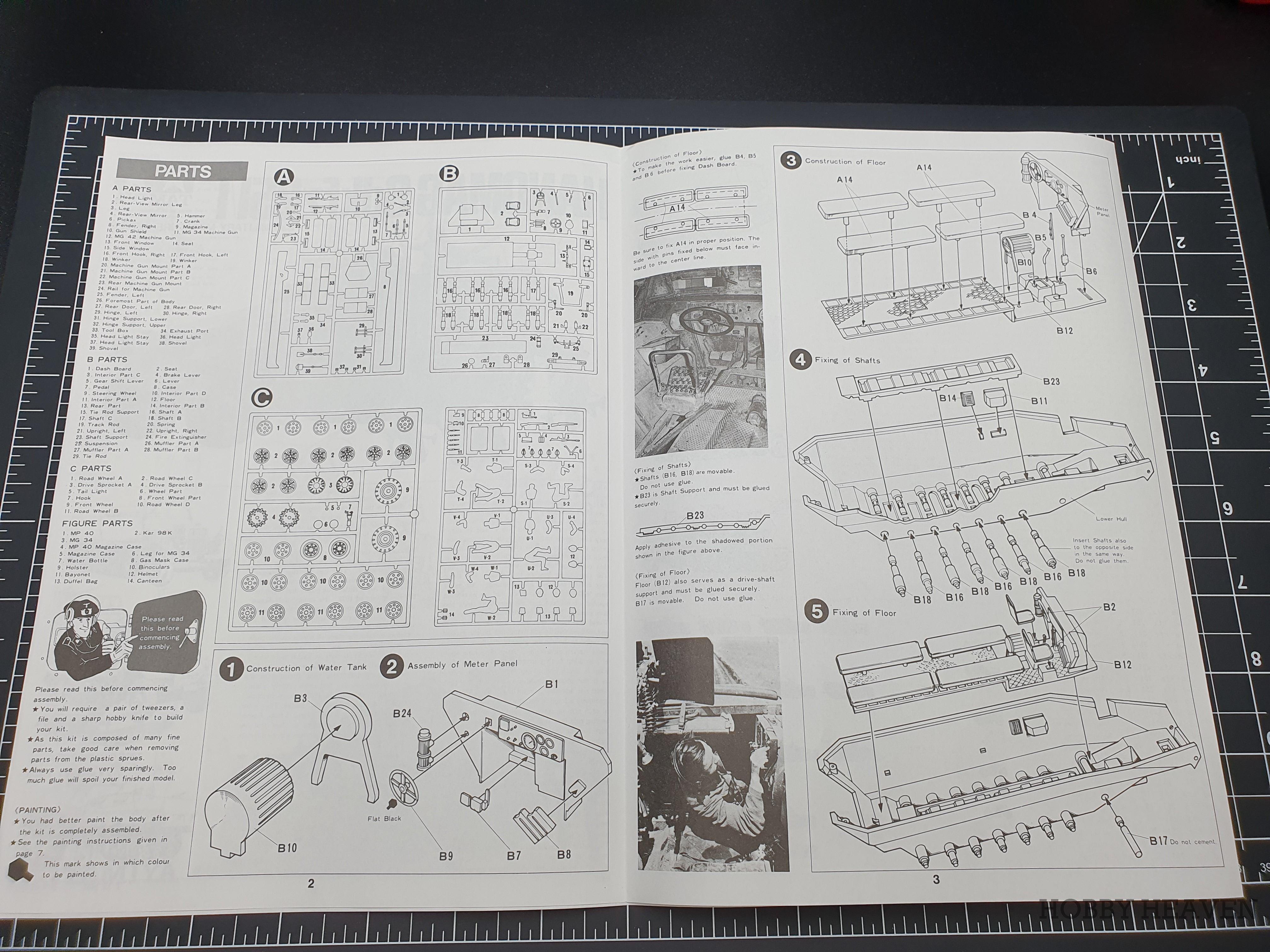Tamiya 1/35 Scale Hanomag Sd.Kfz.251/1 Model Kit 35020 | Hobby Heaven