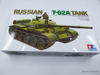 Tamiya 1/35 Scale Russian T-62A Tank Model Kit 35108 - Hobby Heaven
