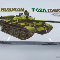 Tamiya 1/35 Scale Russian T-62A Tank Model Kit 35108 - Hobby Heaven