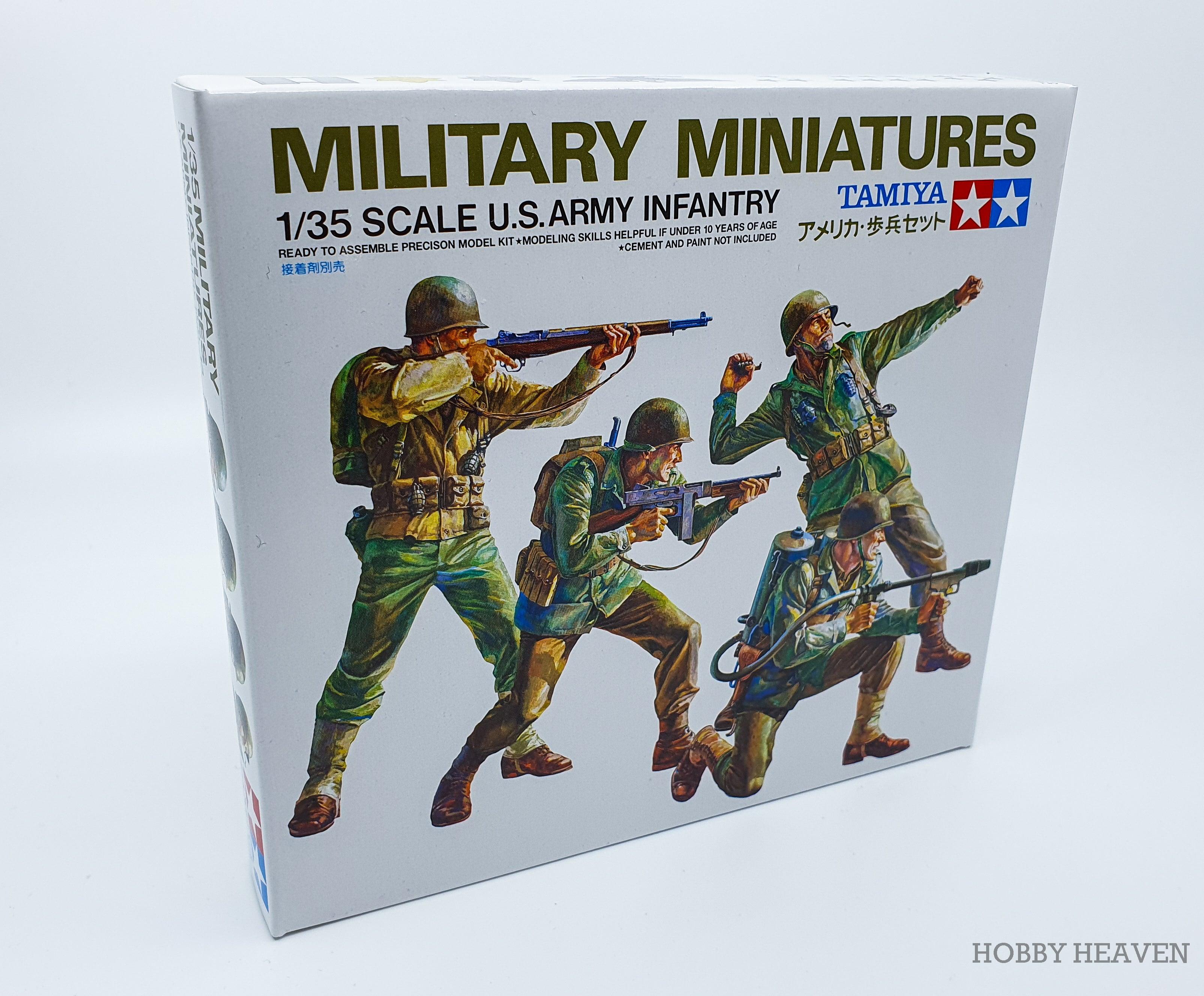 Tamiya 1/35 Scale US Army Infantry Model Kit 35013 - Hobby Heaven