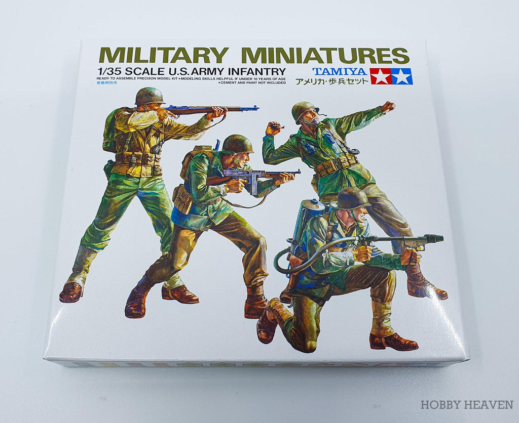 Tamiya 1/35 Scale US Army Infantry Model Kit 35013 - Hobby Heaven