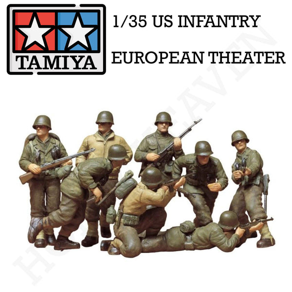 Tamiya 1/35 Scale US Infantry European Theater Model Kit 35048 - Hobby Heaven