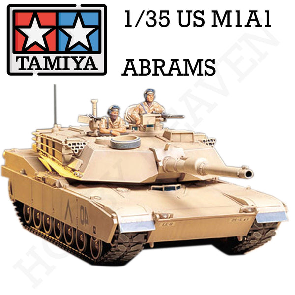 Tamiya 1/35 Scale US M1A1 Abrams Tank Model Kit 35156 - Hobby Heaven