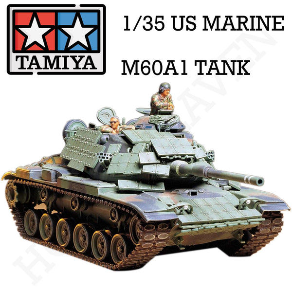 Tamiya 1/35 Scale Us Marine M60A1 Tank Model Kit 35157 - Hobby Heaven