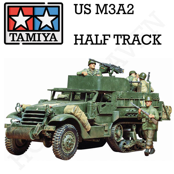 Tamiya 1/35 US Armored Transport Carrier M3A2 Half Track 35070 - Hobby Heaven