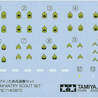 Tamiya 1/35 US Infantry Scout Set 35379 - Hobby Heaven