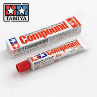 Tamiya Polishing Compound Coarse 87068 – 22ml tube with packaging, professional model surface preparation for clear parts and bodywork
