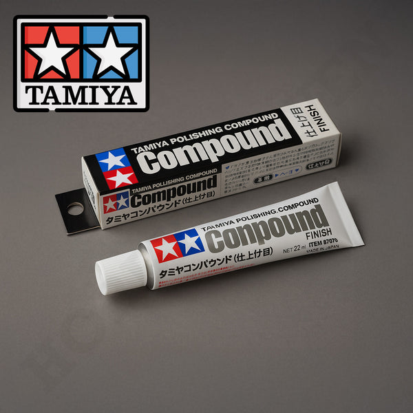 Tamiya 87070 Polishing Compound Finish 22ml – ultra-fine polishing paste for mirror gloss model finishes